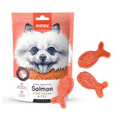 Wanpy Salmon Fish Shape Bites 100g
