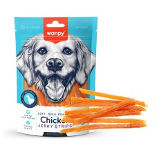 Wanpy Soft Chicken Jerky Strips 100g