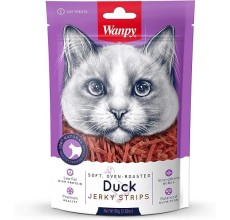 Wanpy Soft Duck Jerky Strips FOR Cat