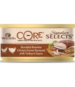 Wellness Core Signature Selects Chunky Chicken with Turkey Adult Cat 79g