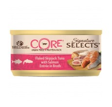 Wellness Core Signature Selects Flaked Skip jack Tuna with Salmon Adult Cat 79g