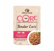 Wellness Core Tender Cuts Salmon with Tuna Adult Cat 85g