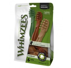 Whimzees Dental Treats Toothbrush Star L Mix brown/green/orange - 6pc