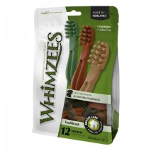 Whimzees Dental Treats Toothbrush Star M Mix brown/green/orange - 12pc