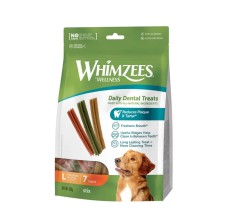 Whimzees Stix Large Mix Brown / Green / Orange 7pcs