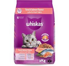 Whiskas Adult 1 year Tuna and Salmon Flavour 3Kg