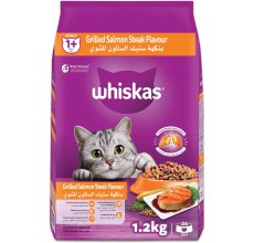 Whiskas Adult Grilled Salmon Steak Flavour 1.2Kg