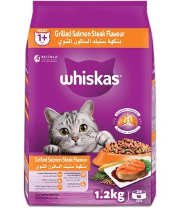 Whiskas Adult Grilled Salmon Steak Flavour 1.2Kg