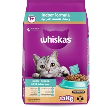 Whiskas Indoor Formula Dry Cat Food (1.1kg)