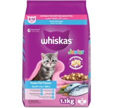 Whiskas Mother and Kitten Tuna and Salmon Flavour Dry Food (1.1kg)