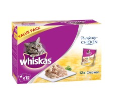 Whiskas Purrfectly Chicken Entrée in Gravy - 12X85G