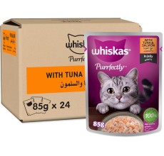 Whiskas Purrfectly Tuna&Salmon 85g - Pack of 24