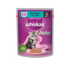 Whiskas Tuna in Jelly Junior Cat Food Pouch (80g)