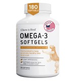 Wild-Caught Omega Skin + Coat Softgels Made with Wild-Caught Fish Oil Supplement for Dogs & Cats - 250gm