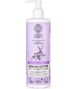 Wilda Siberica. Controlled Organic, Natural & Vegan  Urban-detox pet conditioner, 400 ml