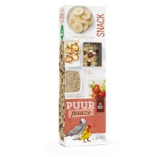 Witte Molen Puur Pauze Sticks Parrots Banana & Rosehip[Weight - 140g]