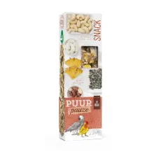 Witte Molen Puur Pauze Sticks with Pineapple & Peanut for Parrots 140g[Weight - 140g]