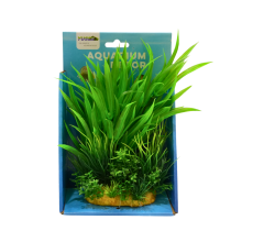 Yusee Aquarium Decoration - Artificial Plant - YS-60201 (20cm)