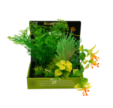 Yusee Aquarium Decorations - Artificial Plant YM-2602 [Height:15cm]