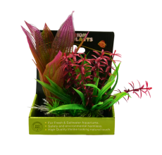 Yusee Aquarium Decorations - Artificial Plant YM-2601 [Height:15cm]