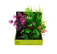 Yusee Aquarium Decorations - Artificial Plant YM-2617 [Height:15cm]