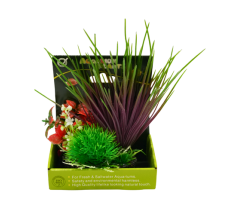 Yusee Aquarium Decorations - Artificial Plant YM-2614 [Height:15cm]