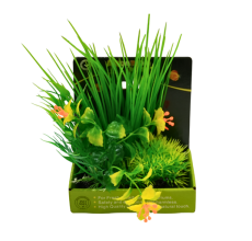 Yusee Aquarium Decorations - Artificial Plant YM-2613 [Height:15cm]
