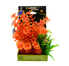 Yusee Aquarium Decorations - Artificial Plant YM-3203 [Height:22cm]