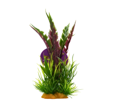 Yusee Aquarium Decorations - Artificial Plant YS-70105-8 [Height:8"]