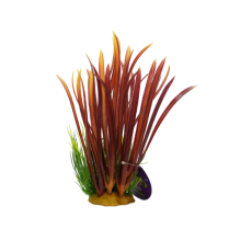 Yusee Aquarium Decorations - Artificial Plant YS-70107-8 [Height:8"]