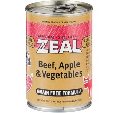 Zeal Beef & Apple Dog - 390Grm