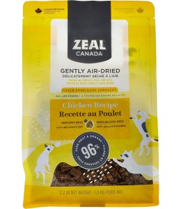 Zeal Canada Gently Air-Dried Chicken for Dogs - 2.2 lbs / 1Kg