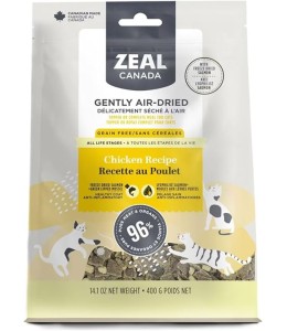 Zeal Canada Gently Air-Dried Chicken with Freeze Dried Salmon for Cats 14oz/400g