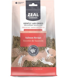 Zeal Canada Gently Air-Dried Salmon  for Dogs - 5.5 lbs / 2.5Kg