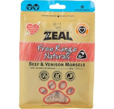 Zeal Free Range Naturals Beef & Venison Morsels 100G (Cat)
