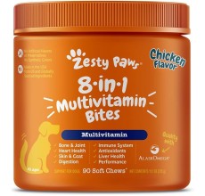 Zesty Paws 8-in-1 Multivitamin Bites – Chicken (90 Count)