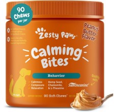 Zesty Paws Calming Bites – Peanut Butter (90 Count)