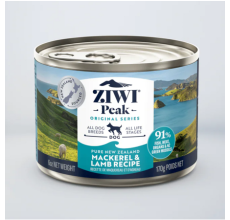ZiwiPeak Mackerel & Lamb Recipe Wet Dog Food 170g