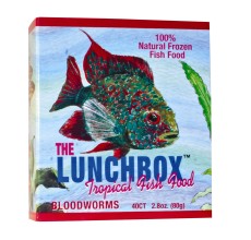 San Fransisco Bay Brand Lunch Box Bloodworm Frozen 40 Ct 80g Frozen Fish Food