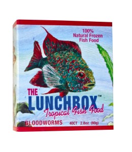 San Fransisco Bay Brand Lunch Box Bloodworm Frozen 40 Ct 80g Frozen Fish Food