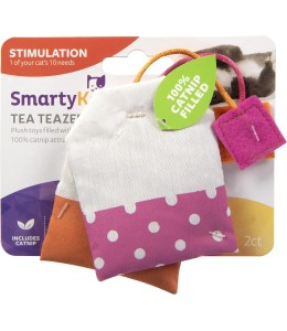 SmartyKat® Tea Teazers™ Set of 2 100% Catnip Filled Cat Toys