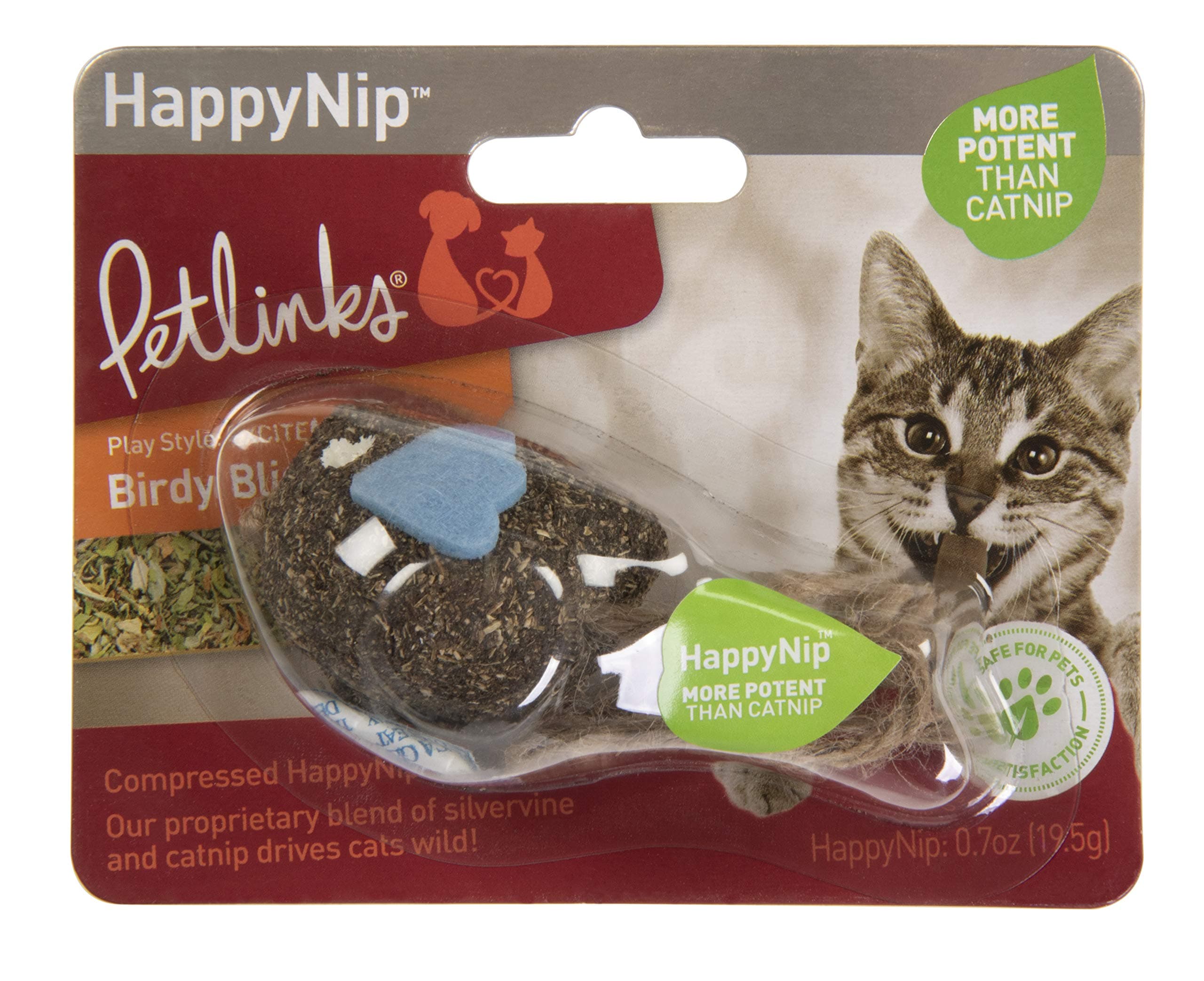 Petlinks® HappyNip™ Birdie Bliss™ Compressed Catnip Cat Toy