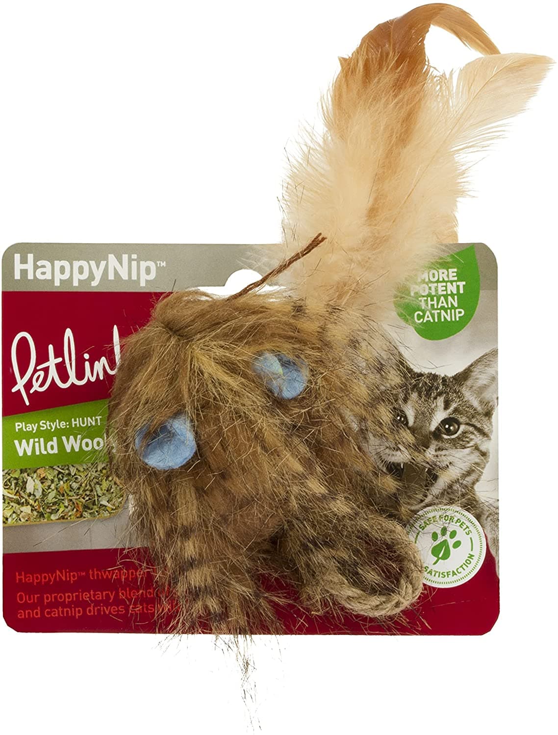 Petlinks® HappyNip™ Wild Wooly™ Long Tailed Mouse Cat Toy