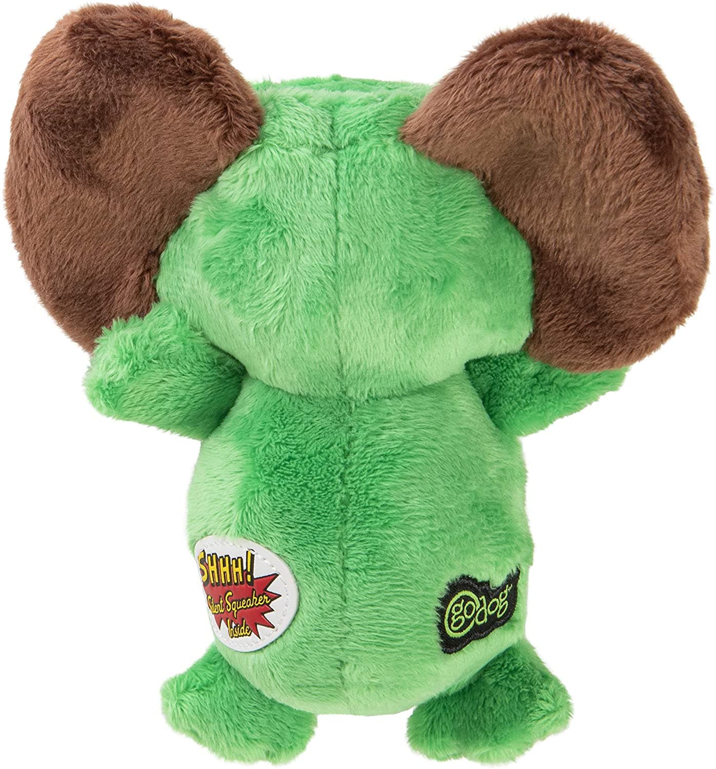 goDog® Silent Squeak™ Flips Gator Monkey with Chew Guard Technology™ Durable Plush Dog Toy Large