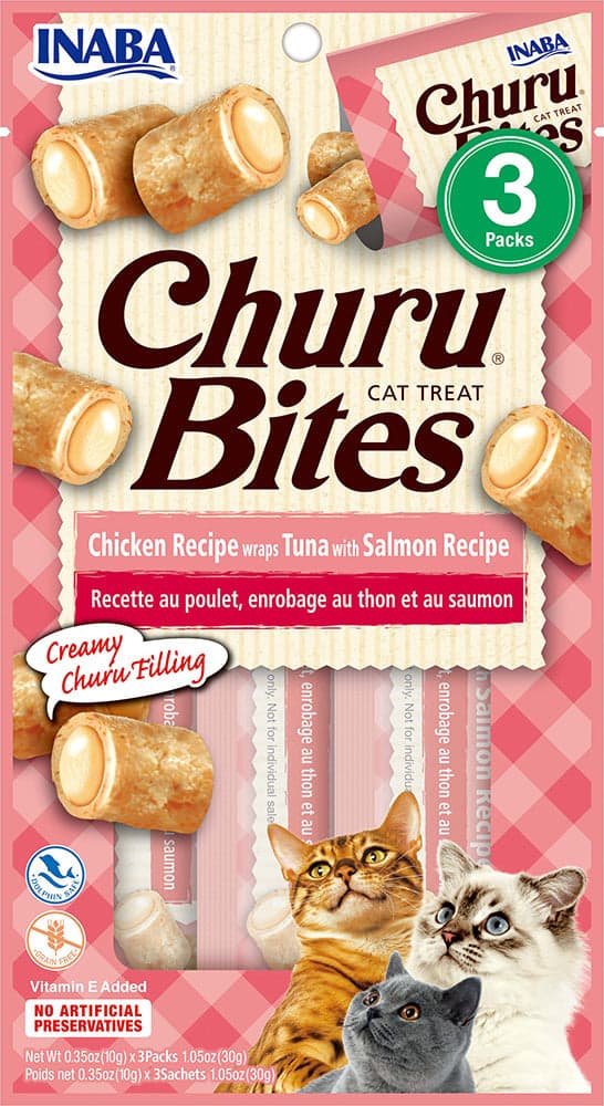 INABA CHURU chicken recipe wraps tuna with salmon recipe 30g /3 pouches per pack