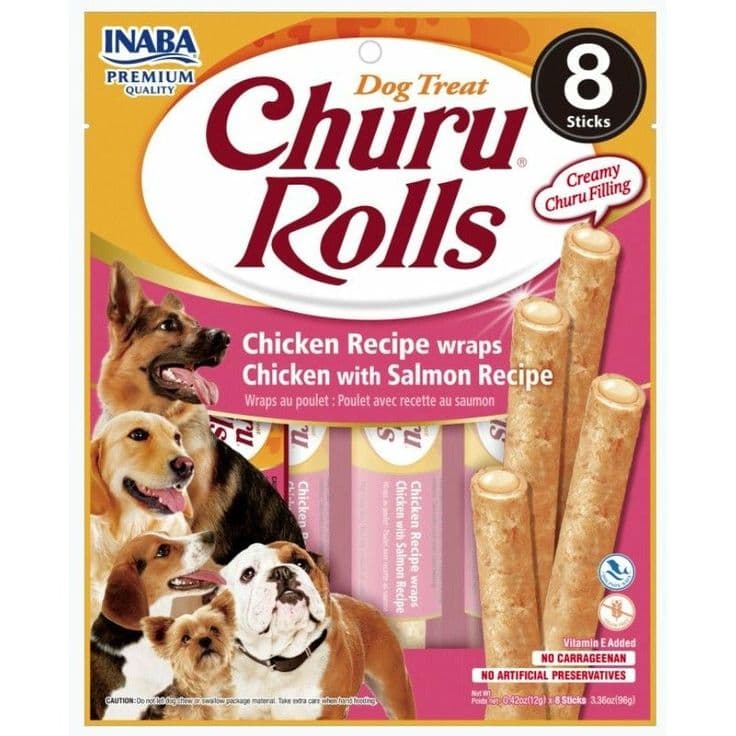 INABA CHURU chicken recipe wraps chicken with salmon recipe 96g/8 packs per pack