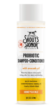 Skouts Honor Probiotic Shampoo Plus Conditioner Honeysuckle Grooming 475ML