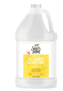 Skouts Honor Probiotic Shampoo Plus Conditioner Honeysuckle Grooming 3800ML