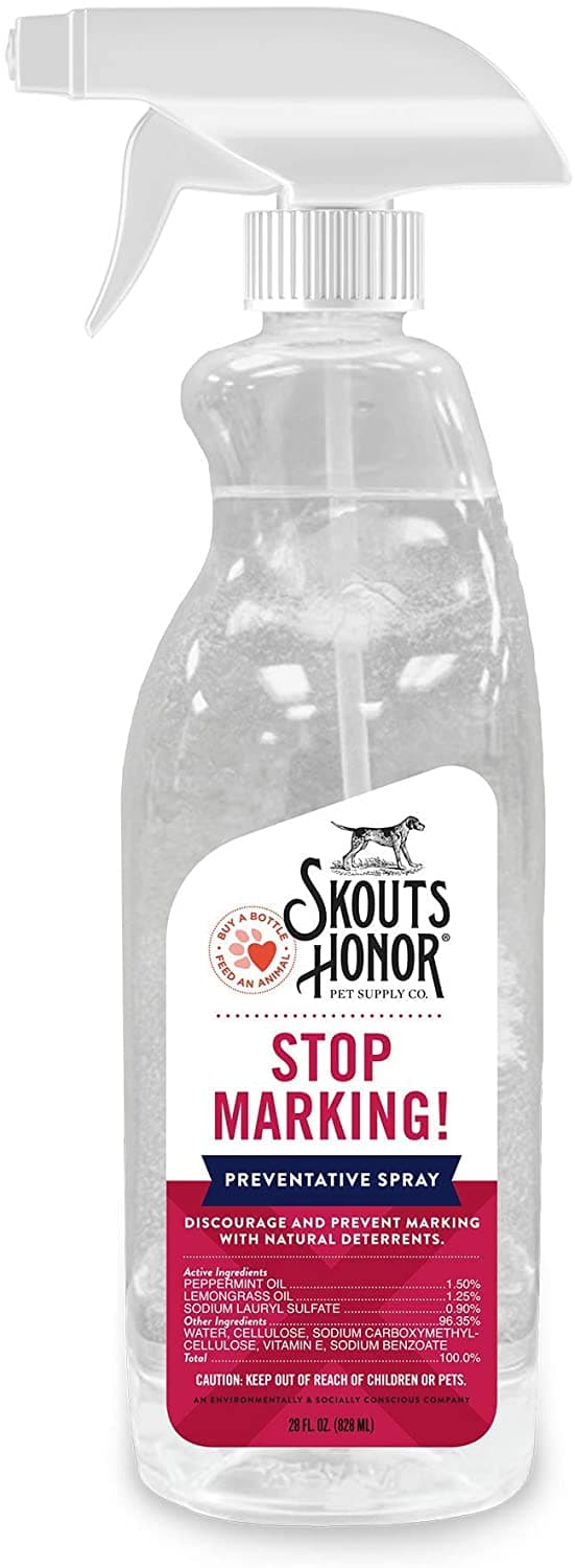Skouts Honor Stop Marking! Preventative Spray  Training Aid 830ML