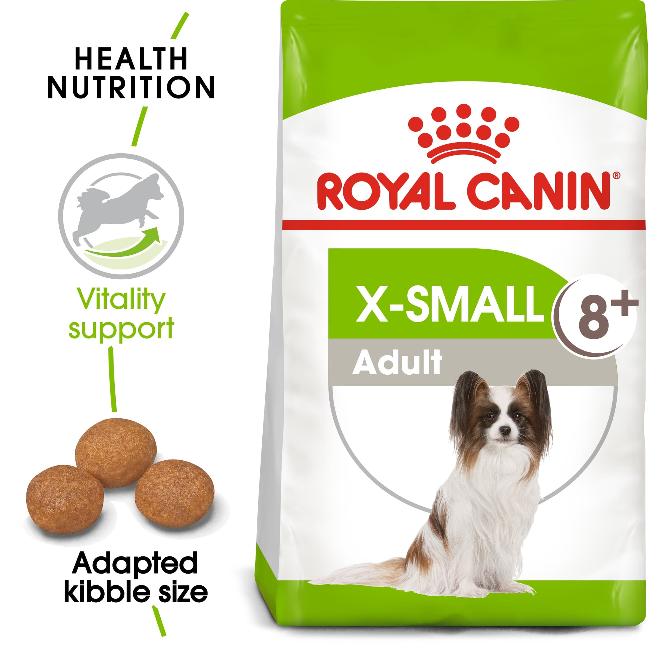 Royal Canine Size Health Nutrition XS Adult 8+ 1.5 KG